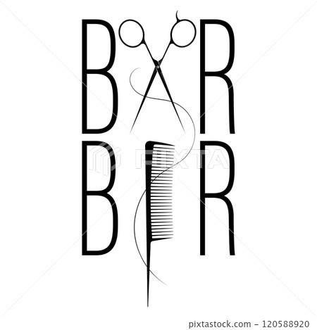Scissors and comb design for barber 120588920
