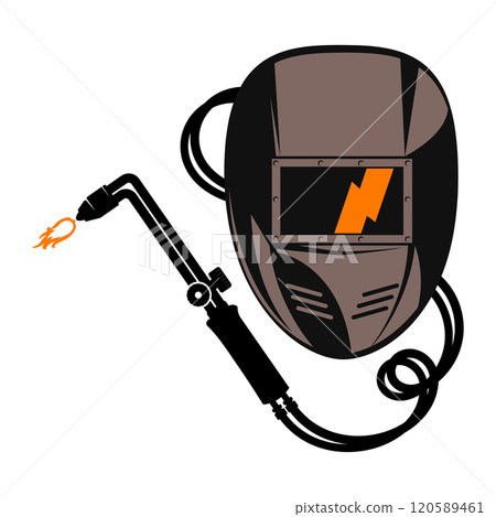 Welding machine welder mask design for welding work 120589461
