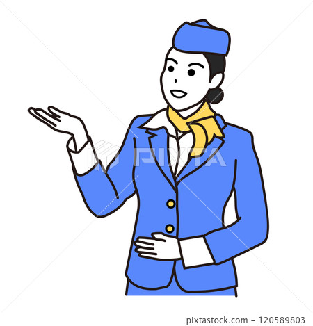 一名女子冒充空姐的插圖 一名女子冒充空姐的插圖 120589803