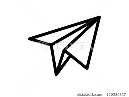 紙飛機圖標 紙飛機圖標 120589837
