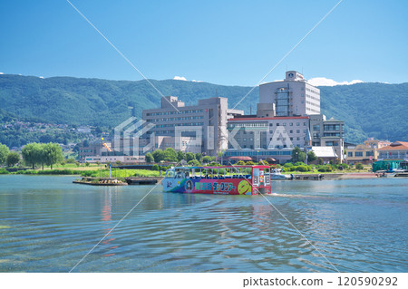 [Lake Suwa (Lake Suwa Exploration Duck Tour)] Takashima, Suwa City, Nagano Prefecture 120590292