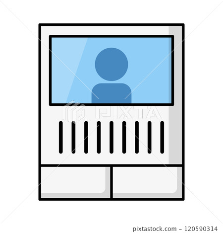 Monitor intercom icon Monitor intercom icon 120590314
