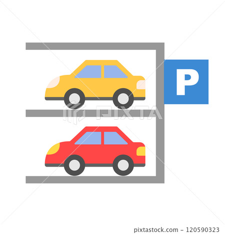 parking lot icon 120590323