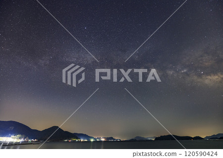 瀨戶內春天的星空 銀河與橫流的夏季大三角 120590424