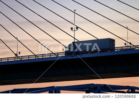 Metropolitan Expressway Katsushika Harp Bridge Metropolitan Expressway Katsushika Harp Bridge 120590688