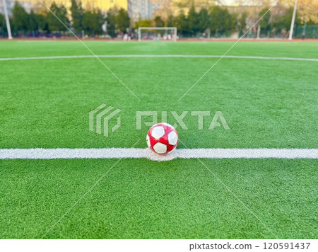 Soccer kickoff image Soccer kickoff image 120591437