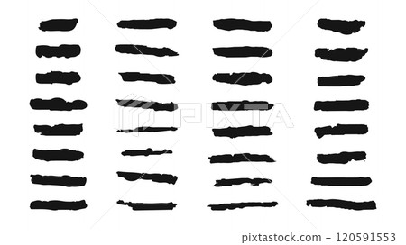 Texture versatile brushes and blotches smears various shapes. For cover backgrounds and decorative accents for social media posters and websites. Vector illustration. Texture versatile brushes and blotches smears various shapes. For cover backgrounds and decorative accents for social media posters and websites. Vector illustration. 120591553