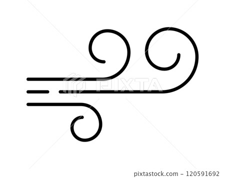 大風天氣線圖圖示_線寬可編輯 大風天氣線圖圖示_線寬可編輯 120591692