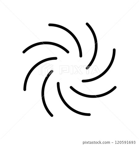 颱風線圖 icon_線寬可編輯 120591693