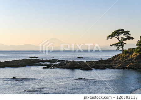 Sunset from Tateishi Park in Yokosuka, Kanagawa Prefecture 120592115