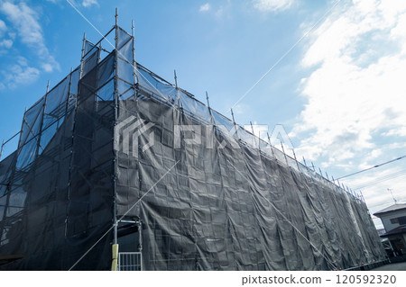 Apartment exterior painting site Apartment exterior painting site 120592320