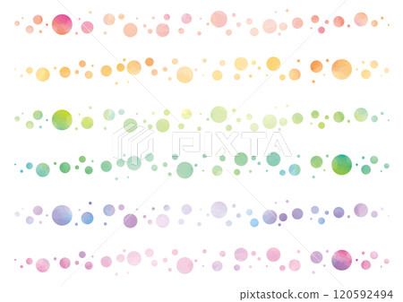 6 條彩色圓點線一套 120592494