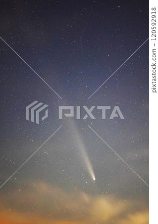 Comet Shijinzan and Atlas Comet Shijinzan and Atlas 120592918