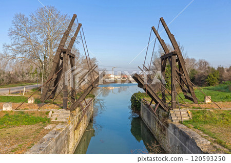 Open Draw Bridge Langois Open Draw Bridge Langois 120593250