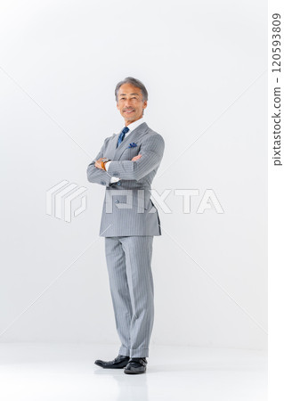 Businessman portrait full body Businessman portrait full body 120593809