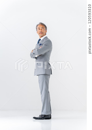 Businessman portrait full body Businessman portrait full body 120593810
