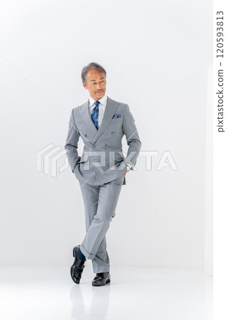 Businessman portrait full body Businessman portrait full body 120593813