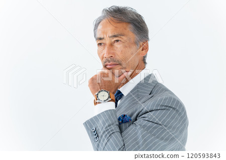 商務高級男士時尚起來 120593843