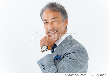 商務高級男士時尚起來 120593844