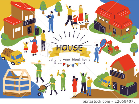 My Home Illustration Collection 120594073