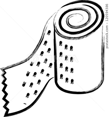 Medical related brush illustrations: Bandages 120594386