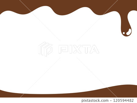 Melted chocolate background 120594482