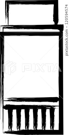 Brush writing business single item icon Stick glue Brush writing business single item icon Stick glue 120594574