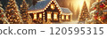 snowy night city 120595315
