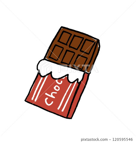 Pop chocolate bar chocolate illustration 120595546