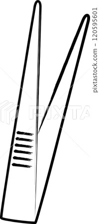 Writing tool illustration: Tweezers 120595601