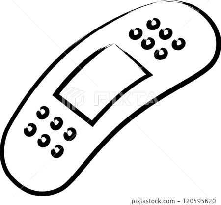 Medical related brush illustration icon: Bandage Medical related brush illustration icon: Bandage 120595620