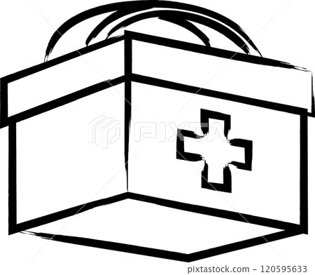 醫療相關書法插畫圖示急救箱 120595633