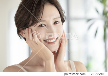 女人的美麗形象肖像 120595909