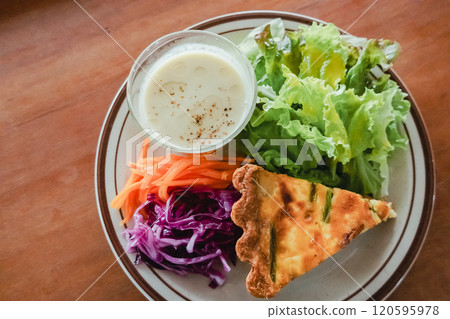 Lunch | Quiche and soup Lunch | Quiche and soup 120595978