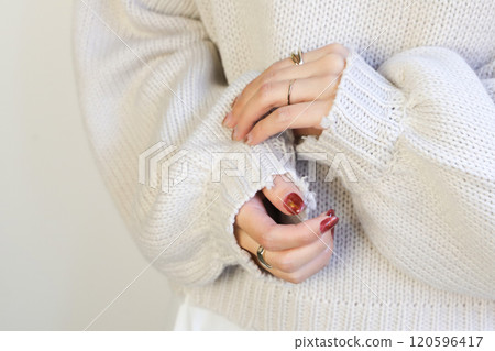 Women in knit 120596417