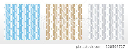 Set of abstract geometric patterns. Seamless vector backgrounds. Colored ornaments Graphic modern patterns Simple lattice graphic design 120596727