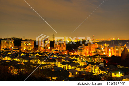 臥室小鎮夜景 120598061