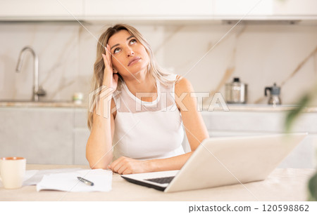 she remotely collaborates 120598862