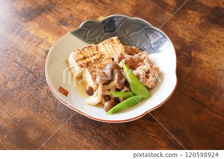 Domestic pork offal, meat tofu Domestic pork offal, meat tofu 120598924
