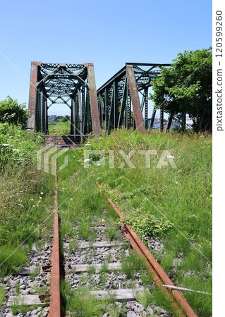 舊留萌站附近停駛的路線－第十留萌橋遺址 120599260