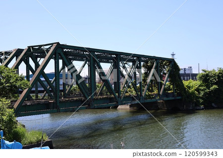 The remains of the abandoned 10th Rumoi Bridge near the old Rumoi Station The remains of the abandoned 10th Rumoi Bridge near the old Rumoi Station 120599343