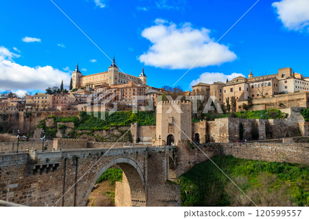 View in the old city of Toledo, Spain View in the old city of Toledo, Spain 120599557