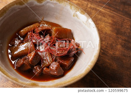 Braised beef tongue, sweet and spicy Braised beef tongue, sweet and spicy 120599675
