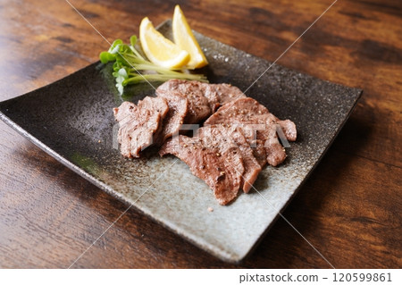 Beef tongue, grilled meat, beef Beef tongue, grilled meat, beef 120599861