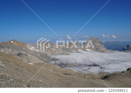Glacier of Pointe de la Plaine Morte, Switzerland Glacier of Pointe de la Plaine Morte, Switzerland 120599911