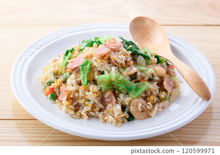 Enjoy the crunchy texture! Lettuce fried rice Enjoy the crunchy texture! Lettuce fried rice 120599971