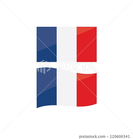 france flag vector element design template 120600341