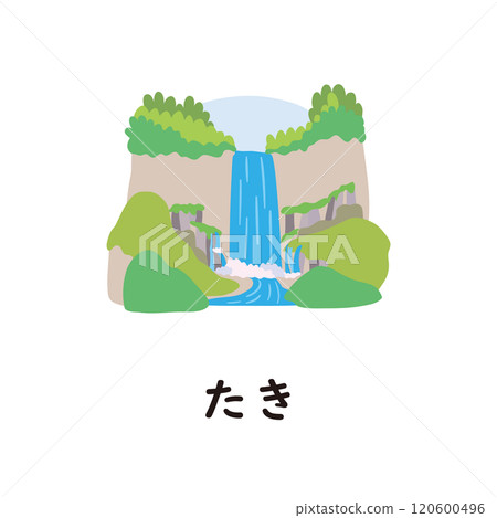Japanese Hiragana Series - Taki: Hiragana with "ta" Japanese Hiragana Series - Taki: Hiragana with "ta" 120600496