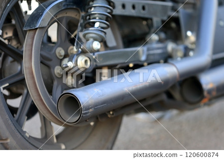 Motorcycle muffler image 120600874