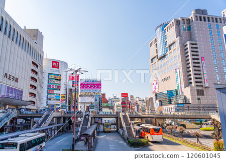 Tokyo Hachioji Station North Exit Rotary Mulberry Bridge Tokyo Hachioji Station North Exit Rotary Mulberry Bridge 120601045
